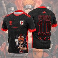 2026 New Naruto Uchiha Itachi Theme Jersey, Rogue Ninja Logo, No. 10 5XL red