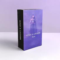 78 Exquisite English Tarot Cards - Fragrant Honey & Lavender, Approx. 10.3x6 purple