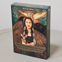 Angels and Ancestors Oracle Cards (French Version) | 10.4*7.3cm 55-Card Oracle Deck Oracle Des Esprits Protecteurs įvairiaspalvis