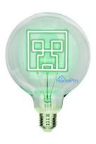 Minecraft Neon LED Bulb Creeper