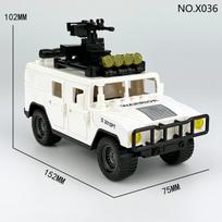 Policijos automobilis Šarvuotas automobilis Minifigūrėlės surinkimas Konstruktoriaus kaladėlės Žaislas Berniukui