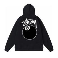 Unisex Jaunimo Hoody su Klasikiniu Spaudiniu Laisvo Kirpimo Medvilninis Megztinis Atsitiktiniams Drabužiams Small black