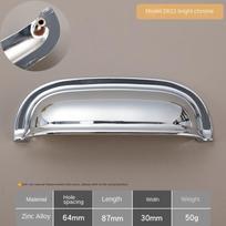 Single hole Cabinet Door Pulls Zinc Zinc Zinc Alloy Dresser Knobs  Furniture Hardware Fittings Style2