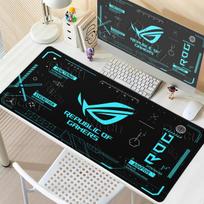 ASUS Extended Mouse Mats Republic of Gamers ROG Large Gaming Mouse Mats Carpet Rubber Non-Slip Computer Desk Mats Keyboard Pads 300x700x2MM