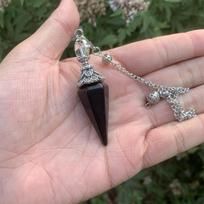 Kristalų pakabukas, Juodasis Obsidianas