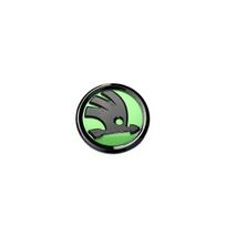Skoda 46MM Automobilio Vairo Rato Logotipo Emblemos Lipdukas Rapid Octavia Fabia Laura Superb VRS Yeti Kodiaq Karoq KAMIQ Scala Citigo
