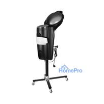 Gabbiano black standing hairdressing sauna with active ozone