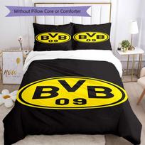 Borussia Dortmund Bedding Set Breathable Duvet Cover With Pillowcases Home Decoration Birthday Gift 135cmx200cm