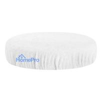 Terry cover for stool white