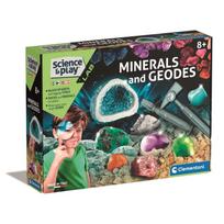 Kasinėjimo rinkinys Clementoni Science & Play Minerals And Geodes, įvairių spalvų