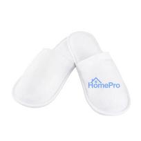 Terry slippers full of white