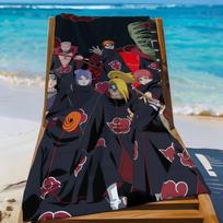 N-Naruto-S A-AkatsukiS Towel Sports Quick Dry Travel Camping Gear Sandproof Soft Light Large Beach Towel 50x100CM
