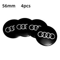 56/60/65/70/75mm Automobilio emblemos Ratų centrinių dangtelių lipdukai Stebulių dangteliai Lipdukas Audi A3 A4 A6 A7 A8 Q3 Q5 Q7 S3 S4 S5 S6 RS3 RS4 Sline