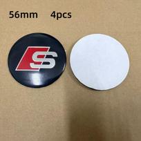 56/60/65/70/75mm Automobilio emblemos Ratų centrinių dangtelių lipdukai Stebulių dangteliai Lipdukas Audi A3 A4 A6 A7 A8 Q3 Q5 Q7 S3 S4 S5 S6 RS3 RS4 Sline