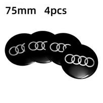 56/60/65/70/75mm Automobilio emblemos Ratų centrinių dangtelių lipdukai Stebulių dangteliai Lipdukas Audi A3 A4 A6 A7 A8 Q3 Q5 Q7 S3 S4 S5 S6 RS3 RS4 Sline