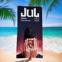 Rapper J-JuL Music Album Big Microfiber Beach Towels Quick Dry Towel Sand Beach Towels Pool Towel for Travel Swim Pool Yoga 30x30cm