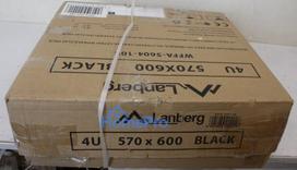 SALE OUT. Lanberg Rack cabinet 19" wall-mounted 4U 600 fast assembly (flat pack), black