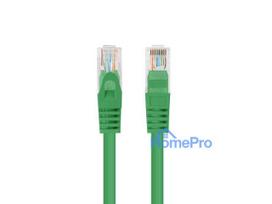 Lanberg Patchcord CAT.5E UTP 1M fluke passed 10-pack, Green