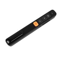 Laser Pointer Black USB Receiver Plug and Play Rechargeable Presentation Click Pointer for Classroom Office Meeting black