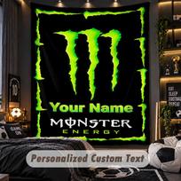 TapestryMonster Energy Custom Name Text Personalized Wall Hanging Tapestry Home Wall Decor 100cmx150cm