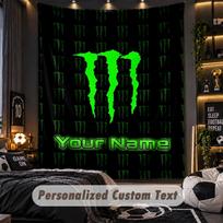 TapestryMonster Energy Custom Name Text Personalized Wall Hanging Tapestry Home Wall Decor 180cmx230cm
