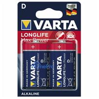 2x bateria R-20 R20 D 1,5V alkaliczna Varta Longlife Max Power