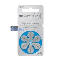 Bateria do aparatów słuchawkowych POWER ONE VARTA PR44/675 6szt./bl
