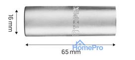 Spark plug socket 1/2", 16 mm