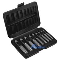 Hole cutters, range 3-12 mm, 9 pcs