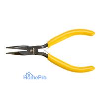 Bent elongated precise pliers 125 mm