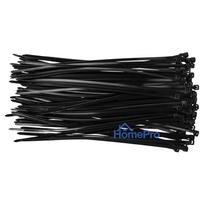 Cable ties 3.6 x 200 mm, black, 100 pcs