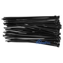 Cable ties 4.8 x 200 mm, black, 75 pcs