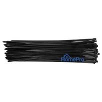 Cable ties 7.6 x 500 mm, black, 75 pcs