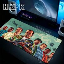 Large Gamer Desk Mat Office Table Pad Grand Theft Auto Deskpad Pad Computer Laptop Accessories Gaming Mousepad Anime Xxl 90x40cm 60x30x0.2cm