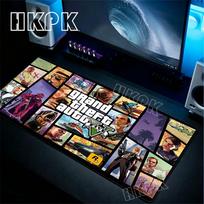 Large Gamer Desk Mat Office Table Pad Grand Theft Auto Deskpad Pad Computer Laptop Accessories Gaming Mousepad Anime Xxl 90x40cm 60x30x0.2cm
