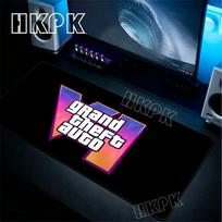 Large Gamer Desk Mat Office Table Pad Grand Theft Auto Deskpad Pad Computer Laptop Accessories Gaming Mousepad Anime Xxl 90x40cm 70x30x0.2cm