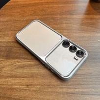 Viral Big Window Casing for OPPO Reno12 5G Silky Smooth Matte Touch Finish Case Reno12 5G white