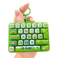 Cartoon 26 Keys Keyboard Keychain Mini Keyboard Clicker Keychain  Bag Ornaments