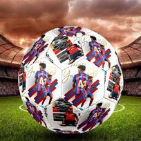 Lamine Yamal 19 Player Celebration Pose Size 5 Soccer Football Machine Sewn Indoor/Outdoor Universal Football for Football Accessories zq