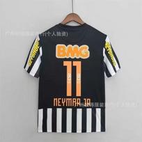 Retro Santos FC Jersey 11 Neymar Home Away Third Edition Moda Modal T-Shirt Men Women Sportswear Small