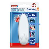 Haczyk samoprzylep.powerstrips 1 szt.owalny duży biały