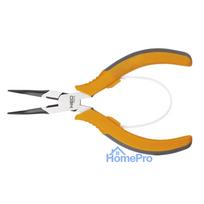 Bent elongated precise pliers 140 mm
