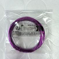 Aliuminio viela, 1 mm,  Tamsiai violetinė