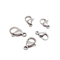 Omaro užsegimai,  Steel color-15mm/10pcs
