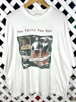 Vintage 1990s Terry Fox Tshirt / 2Xlarge (#1) 130 gray