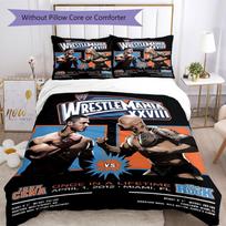 Wrestlemania Duvet Cover Set Suitable for Bedrooms Machine Washable Christmas Gift 135cmx200cm