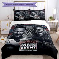 Wrestlemania Duvet Cover Set Suitable for Bedrooms Machine Washable Christmas Gift 135cmx200cm