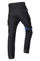 Mix&Match work trousers, 4 way stretch, black-green, size L