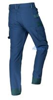 Mix&Match work trousers, 4 way stretch, navy blue-green, size S