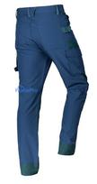 Mix&Match work trousers, 4 way stretch, navy blue-green, size L
